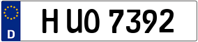 Truck License Plate